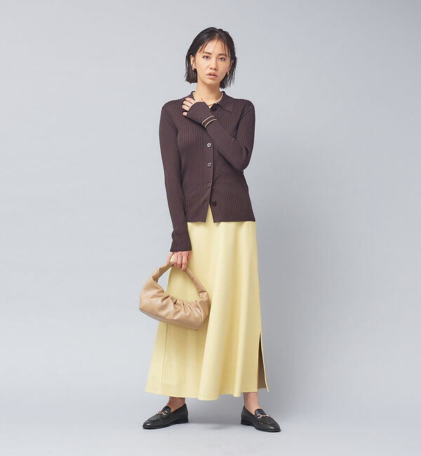 Rouge vif「シープレザークロススカート」|スカート|