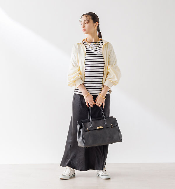 Rouge vif「バックVボーダー ロンT」|Tシャツ・カットソー|