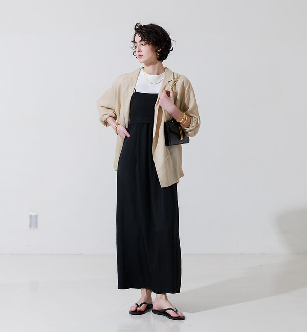 Rouge vif「ツイルエアリーシアージャケット」|テーラードジャケット|