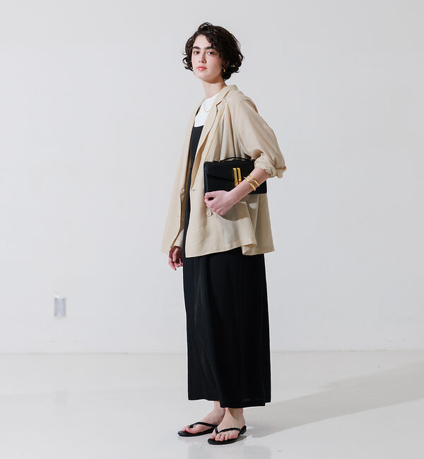 Rouge vif「ツイルエアリーシアージャケット」|テーラードジャケット|