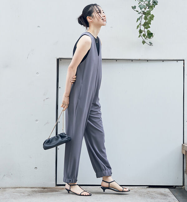 Rouge vif「【一部店舗限定】前後２WAYジョーゼットオールインワン」|オールインワン|