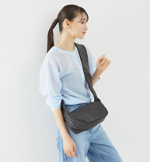 Rouge vif「【YArKA/ヤーカ】ワイドベルトショルダーバッグ / ワンハンドル / 本革」|ショルダー・メッセンジャー|