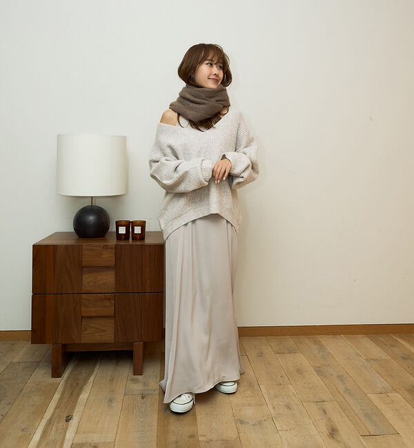 Rouge vif「【一部店舗限定】【2点セット】Vネックニット&times;キャミワンピセット」|ワンピース|