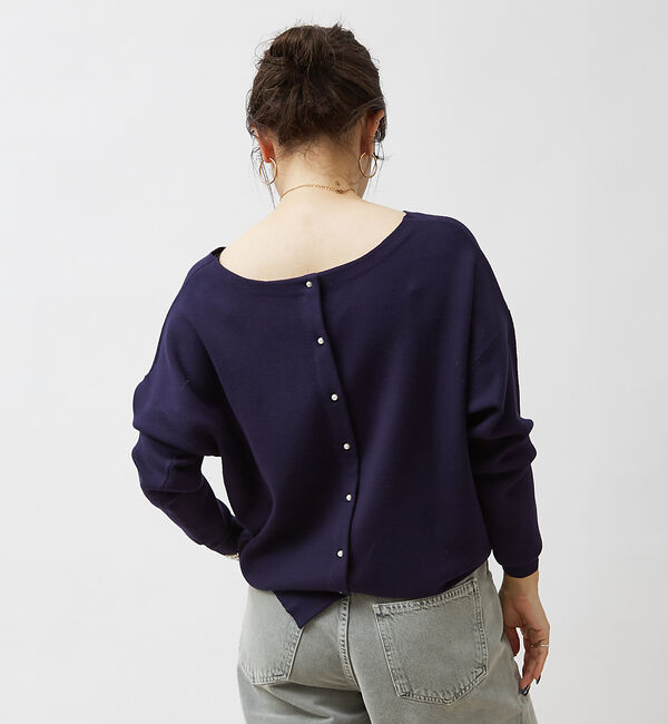 Rouge vif「スムース2WAYパールニット」|ニット・セーター|