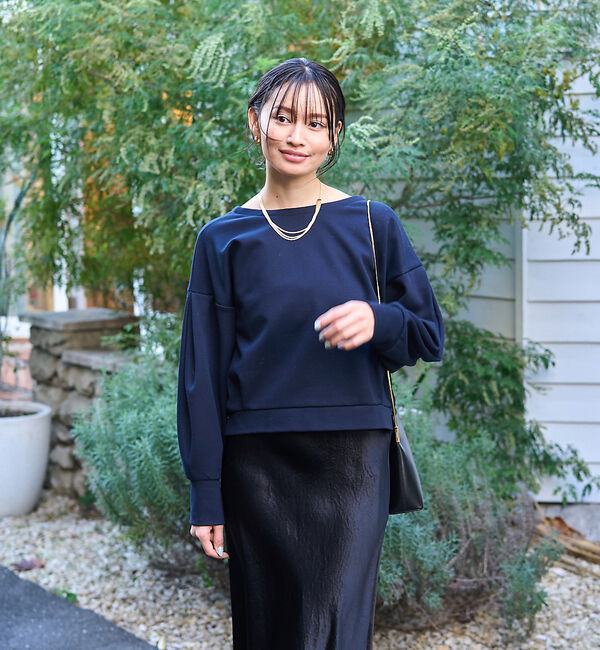 Rouge vif「ダンボール前後2WAYプルオーバー」|スウェット・ジャージ|