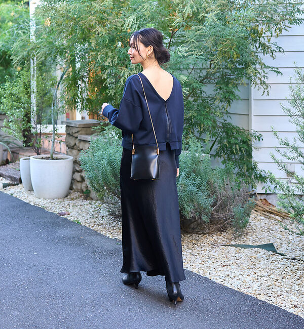 Rouge vif「ダンボール前後2WAYプルオーバー」|スウェット・ジャージ|