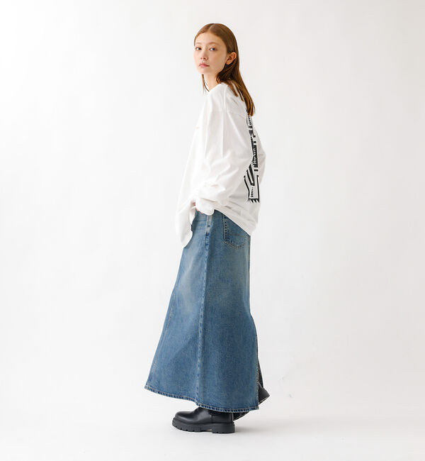 Rouge vif「【SOMETHING/サムシング】VINTAGE LG スカート/デニム/ロング」|スカート|