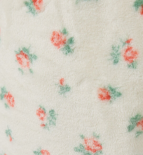 Rouge vif「【JEMORGAN / ジェーイーモーガン】フリース花柄長袖＆パンツ＆巾着3点セ」|スウェット・ジャージ|