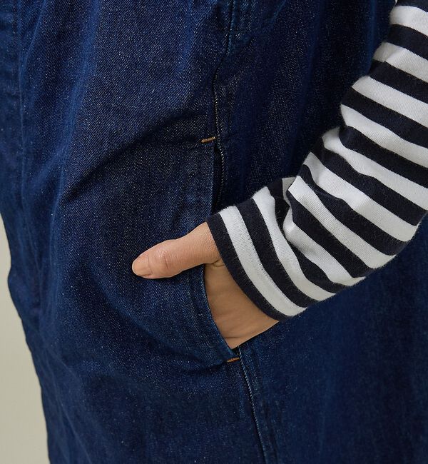 Rouge vif「【157&times;WOADBLUE】オーバーオールスカート/デニム/コットン【WEB限定」|スカート|