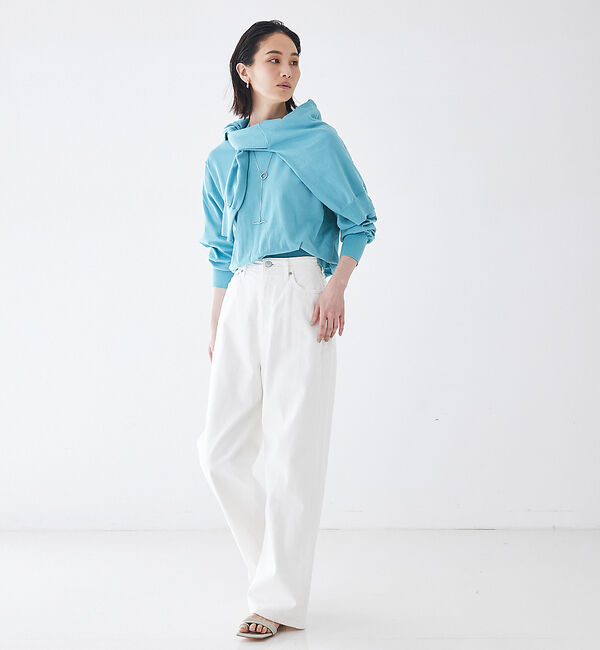 qualite「【YANUK】ルーズストレートデニムパンツ JOAN」|デニム|