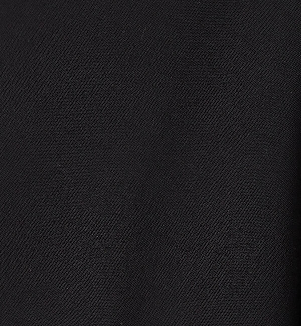 qualite「ボンディングショートコート」|ノーカラーコート|