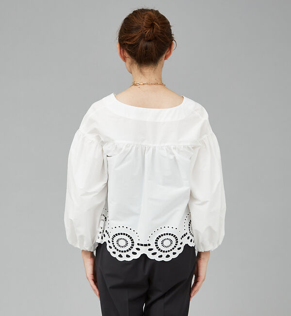 qualite「刺繍ボリュームブラウス」|シャツ・ブラウス|