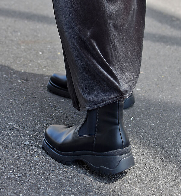 AU BANNISTER「【LAROUTE】サイドゴアブーツスニーカー」|ショートブーツ|