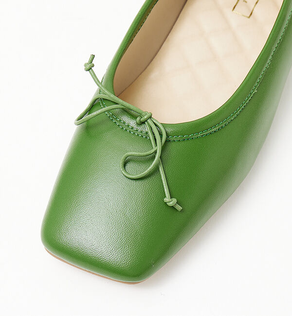 AU BANNISTER「【最高バレエ】スクエアトゥ バレエシューズ」|バレエシューズ|