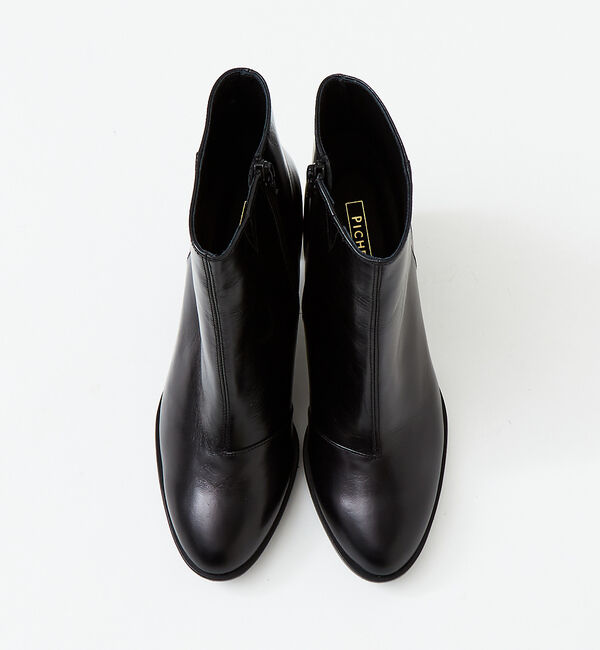 AU BANNISTER「【最高ブーツ/ 6.5cmヒール】ラウンドトゥブーツ」|ショートブーツ|