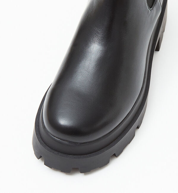 AU BANNISTER「【LAROUTE】厚底 サイドゴアブーツトラックソールサイドゴアブーツ」|ショートブーツ|