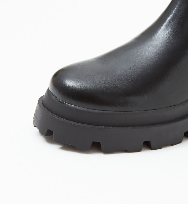 AU BANNISTER「【LAROUTE】厚底 サイドゴアブーツトラックソールサイドゴアブーツ」|ショートブーツ|