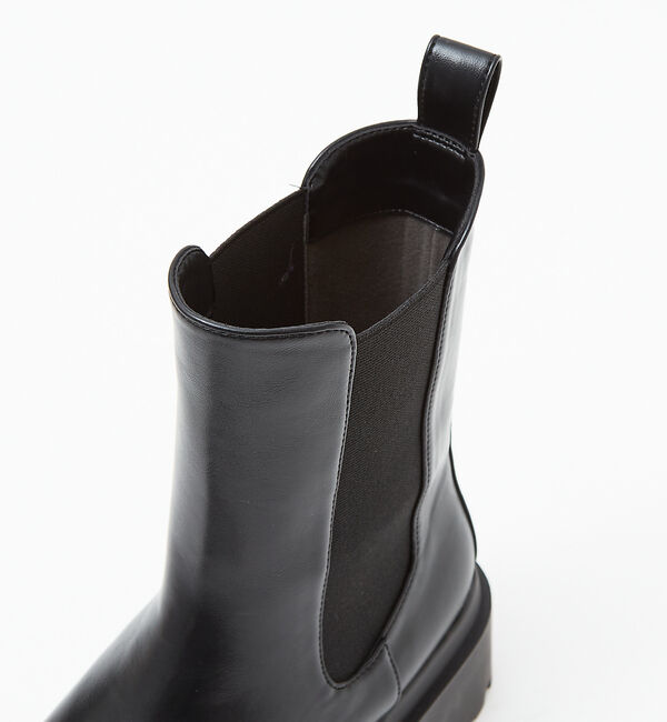 AU BANNISTER「【LAROUTE】厚底 サイドゴアブーツトラックソールサイドゴアブーツ」|ショートブーツ|