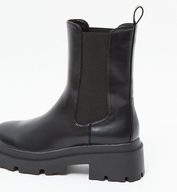 AU BANNISTER「【LAROUTE】厚底 サイドゴアブーツトラックソールサイドゴアブーツ」|ショートブーツ|