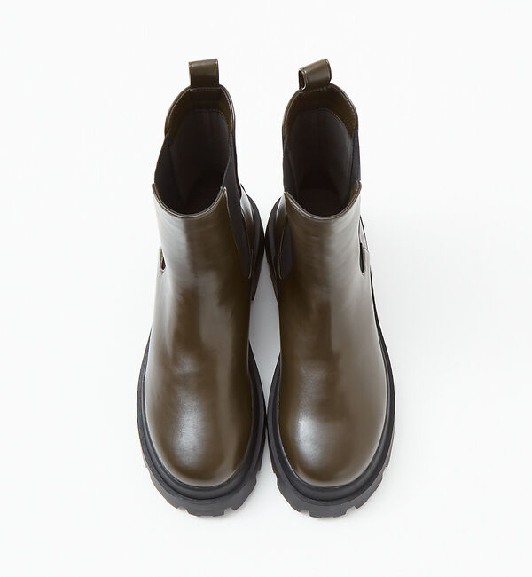 AU BANNISTER「【LAROUTE】厚底 サイドゴアブーツトラックソールサイドゴアブーツ」|ショートブーツ|