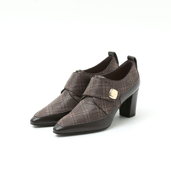 AU BANNISTER「モチーフ付きポインテッドブーティー」|ショートブーツ|