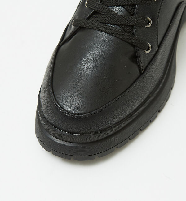 AU BANNISTER「【販売店舗限定】レースアップ厚底ブーツ」|ショートブーツ|