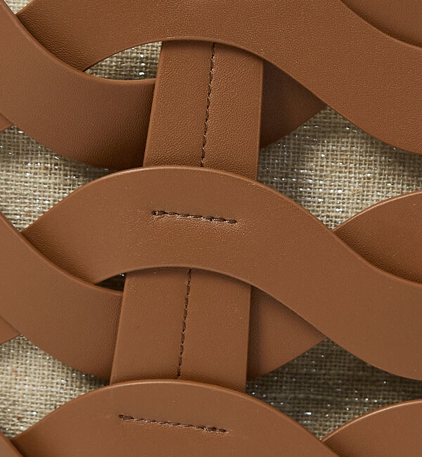 LOWELL things「Corde/レザーウェービーメッシュ2WAYトートバッグ」|トートバッグ|