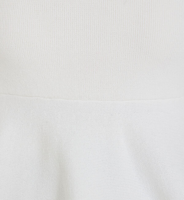 SELFIST「ペプラムノースリーブニット」|ニット・セーター|