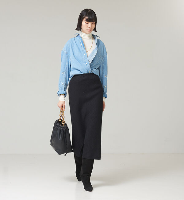 The Store by C' 「【COCUCA】ツィードバイヤススカート」|スカート|