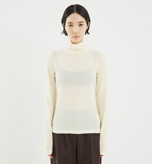 The Store by C' 「【COCUCA】シアージャージタートルプルオーバー」|Tシャツ・カットソー|