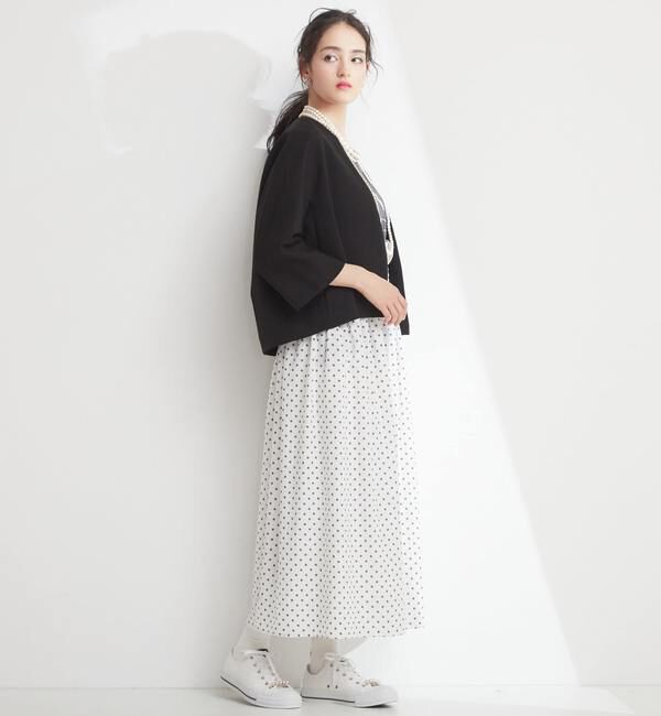 TIARA「ドットプリント2WAYスカート」|スカート|