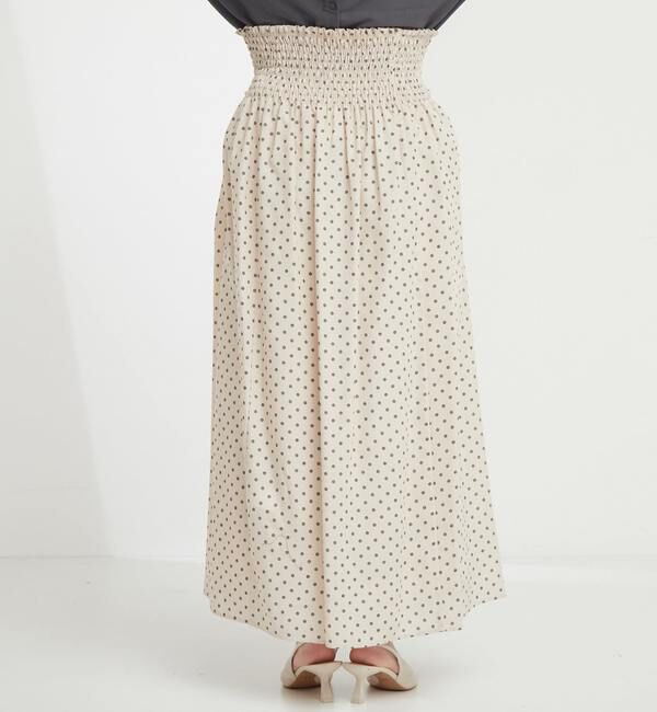 TIARA「ドットプリント2WAYスカート」|スカート|