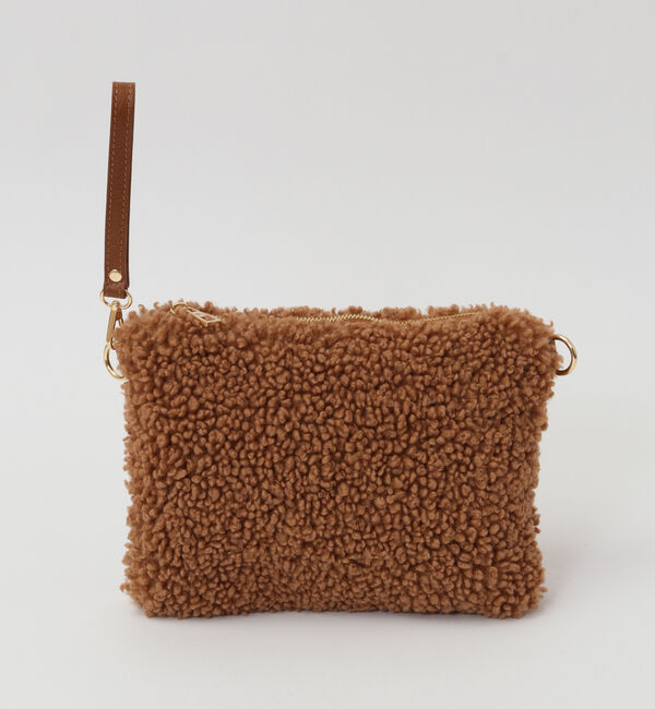 TIARA「【ANDREA CARDONE/アンドレアカルドネ】TEDDY BAG3S」|ハンドバッグ|キャメル