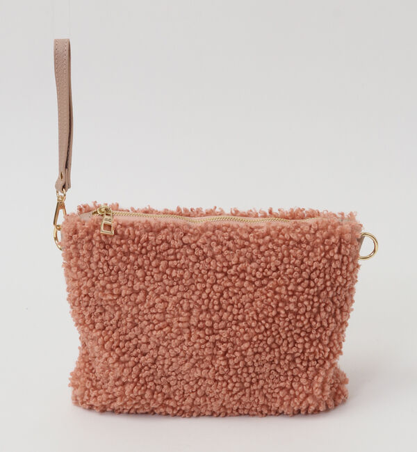 TIARA「【ANDREA CARDONE/アンドレアカルドネ】TEDDY BAG3S」|ハンドバッグ|ピンク
