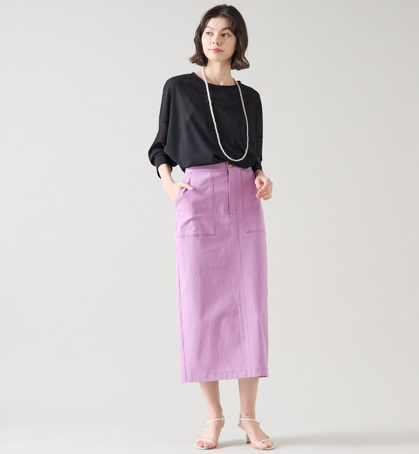 TIARA「シアーオーバーシルエットトップス」|Tシャツ・カットソー|