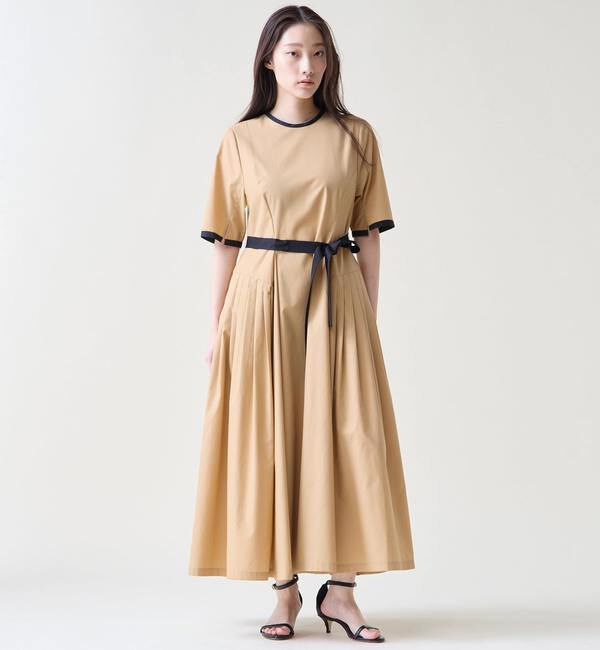 TIARA「ショートスリーブコットンワンピース」|ワンピース|