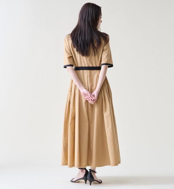 TIARA「ショートスリーブコットンワンピース」|ワンピース|