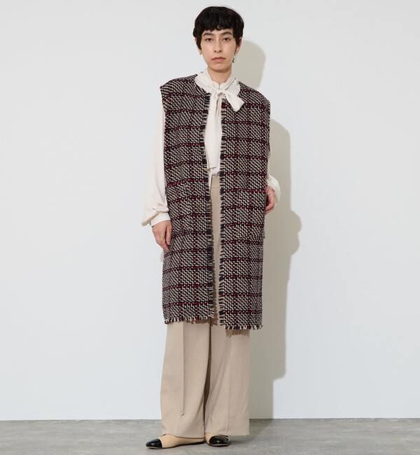 Liesse「ボウタイ付きギャザーブラウス」|シャツ・ブラウス|