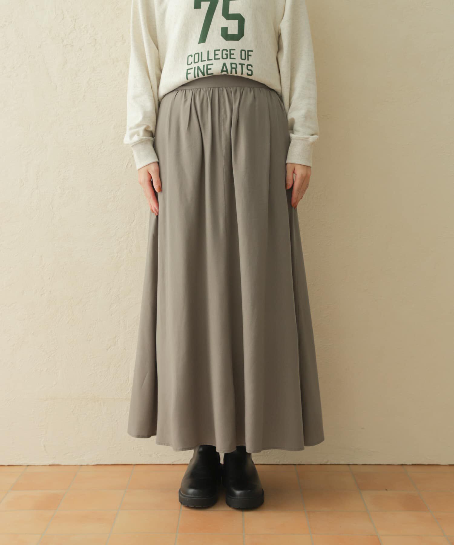 URBAN RESEARCH DOORS「フレアロングスカート」|スカート|