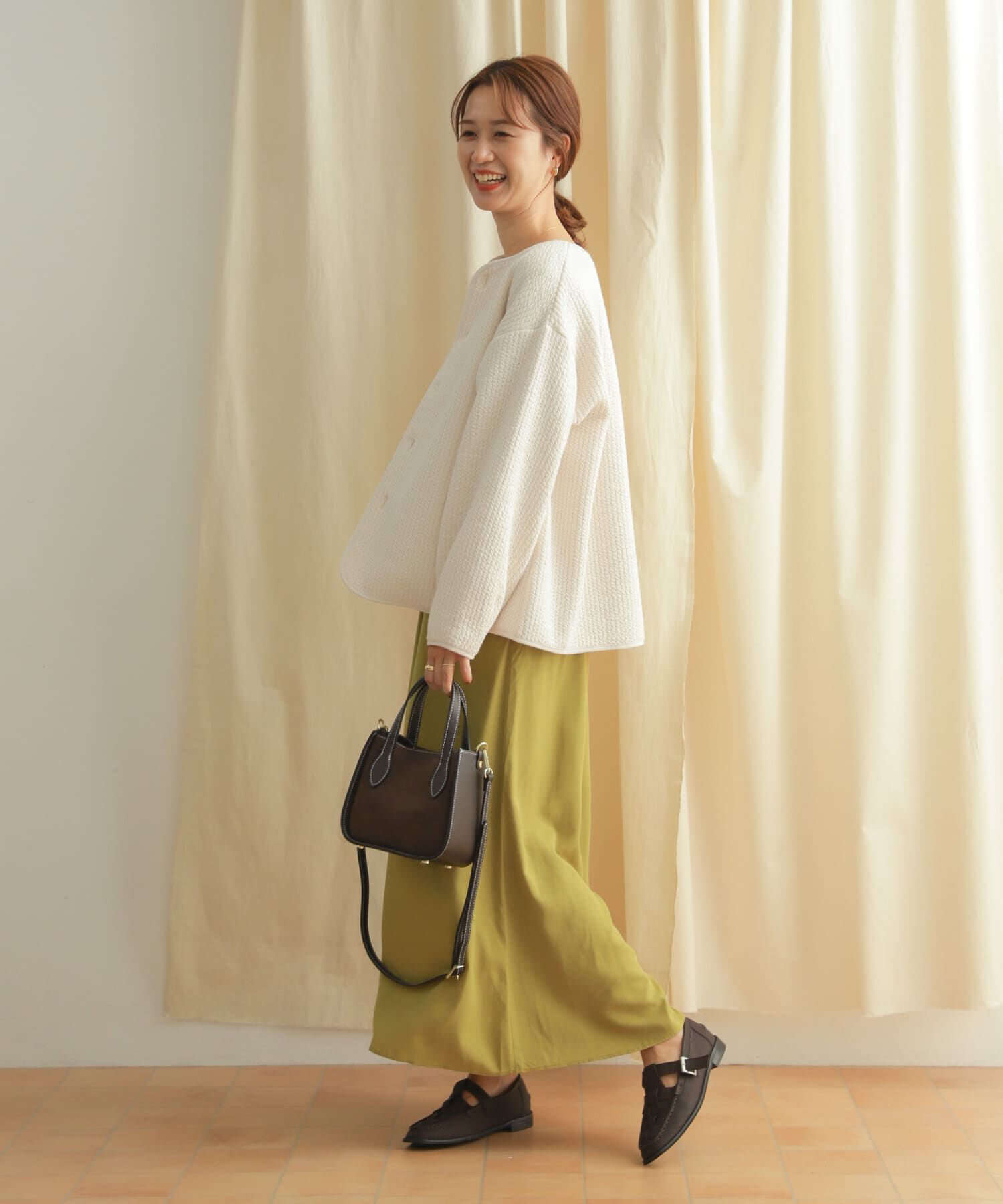 URBAN RESEARCH DOORS「フレアロングスカート」|スカート|