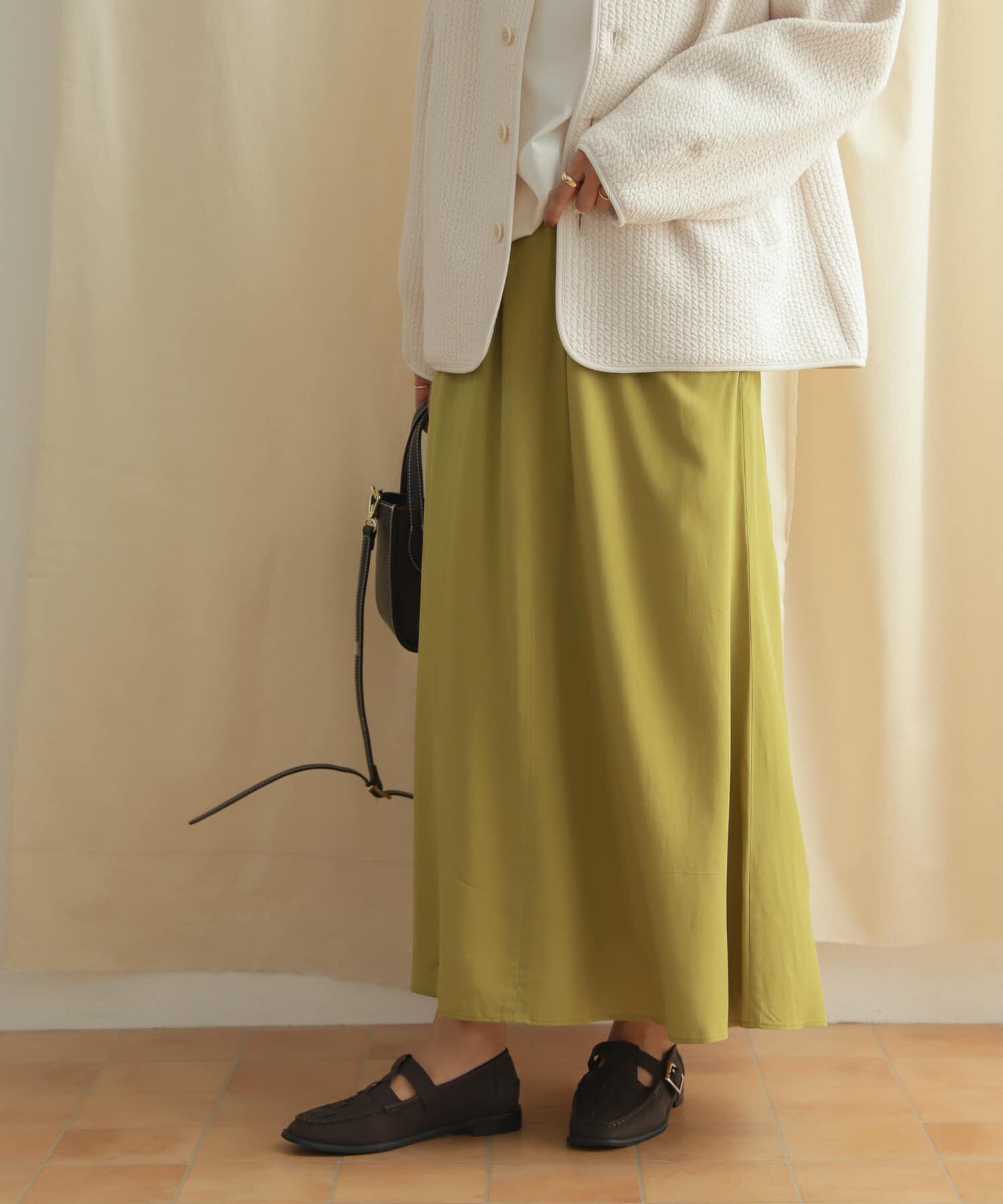 URBAN RESEARCH DOORS「フレアロングスカート」|スカート|