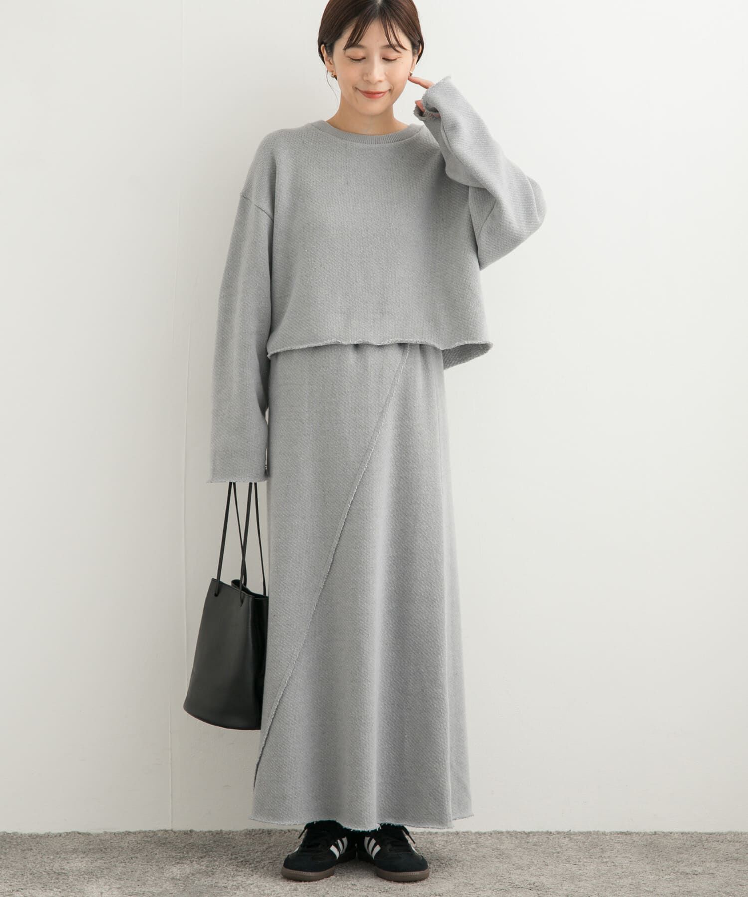 URBAN RESEARCH DOORS「ローゲージインレイイージースカート」|スカート|