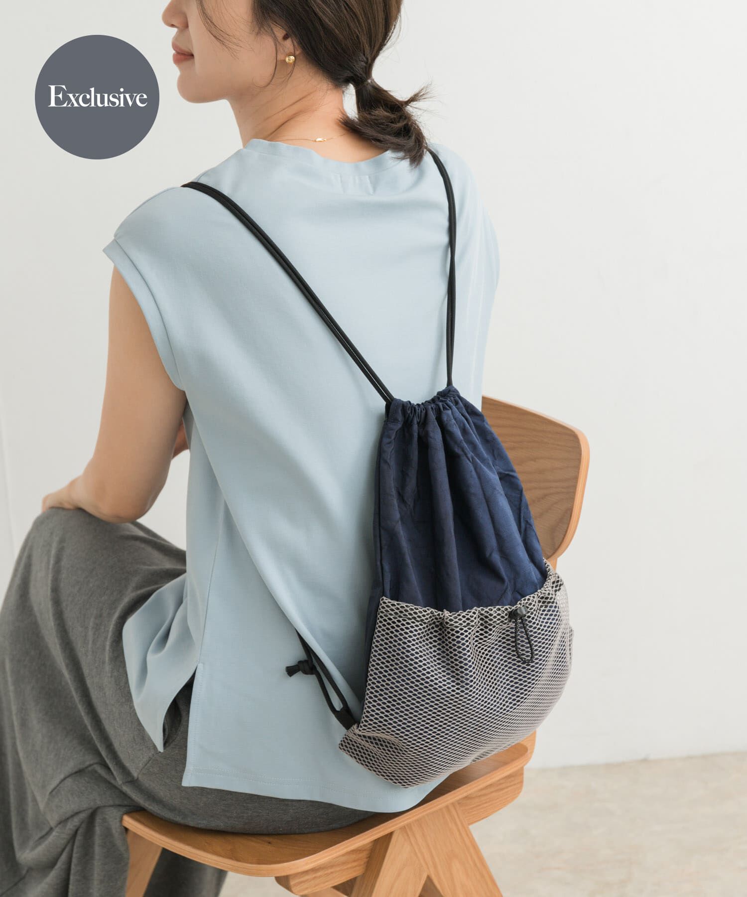 URBAN RESEARCH DOORS「『別注』rerer&times;DOORS　airbagナップサック」|その他|ネイビー