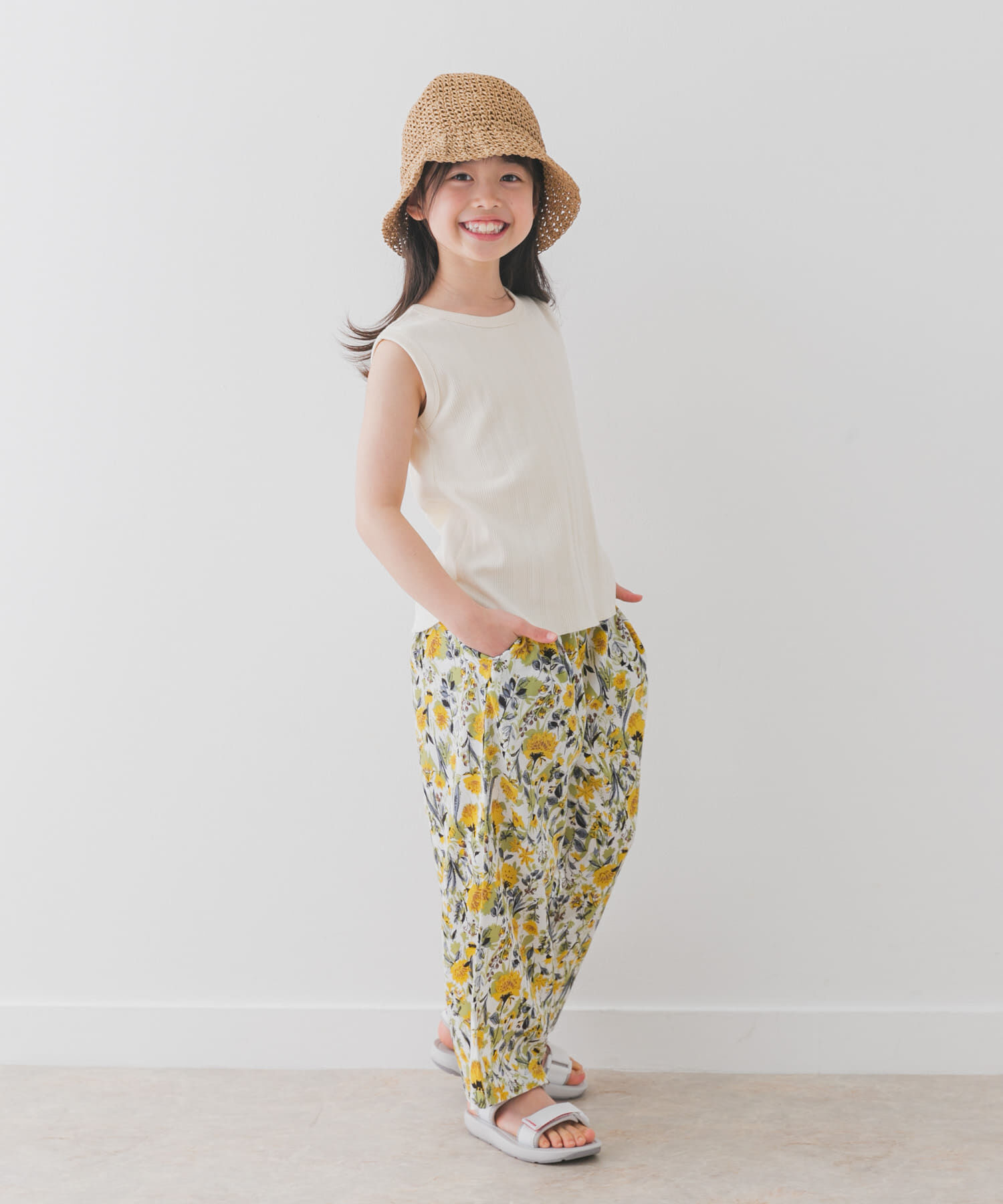 URBAN RESEARCH DOORS「『WEB/一部店舗限定サイズ』ノースリーブランダムリブカットソー(KIDS)」|その他|