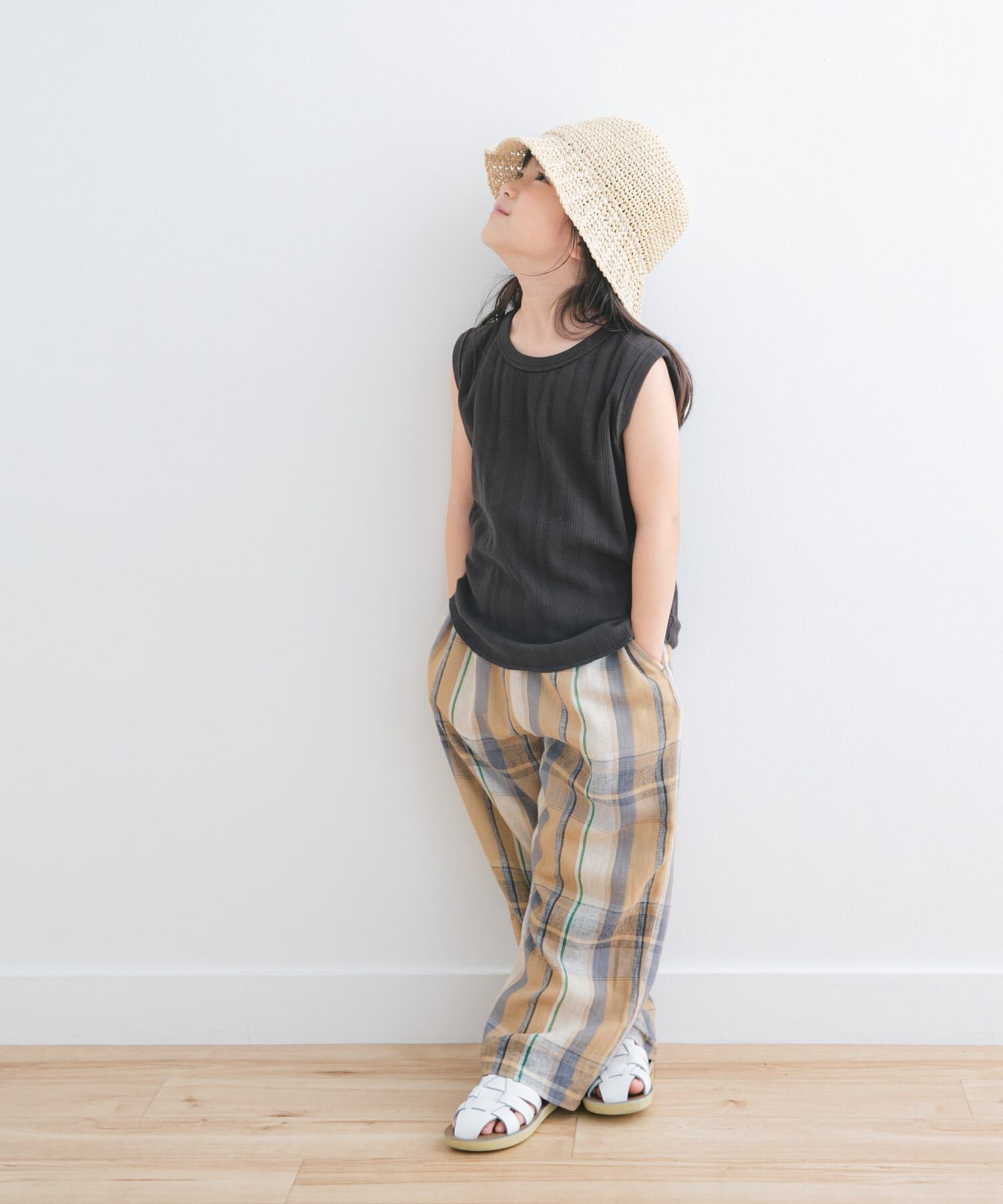 URBAN RESEARCH DOORS「『WEB/一部店舗限定サイズ』ノースリーブランダムリブカットソー(KIDS)」|その他|