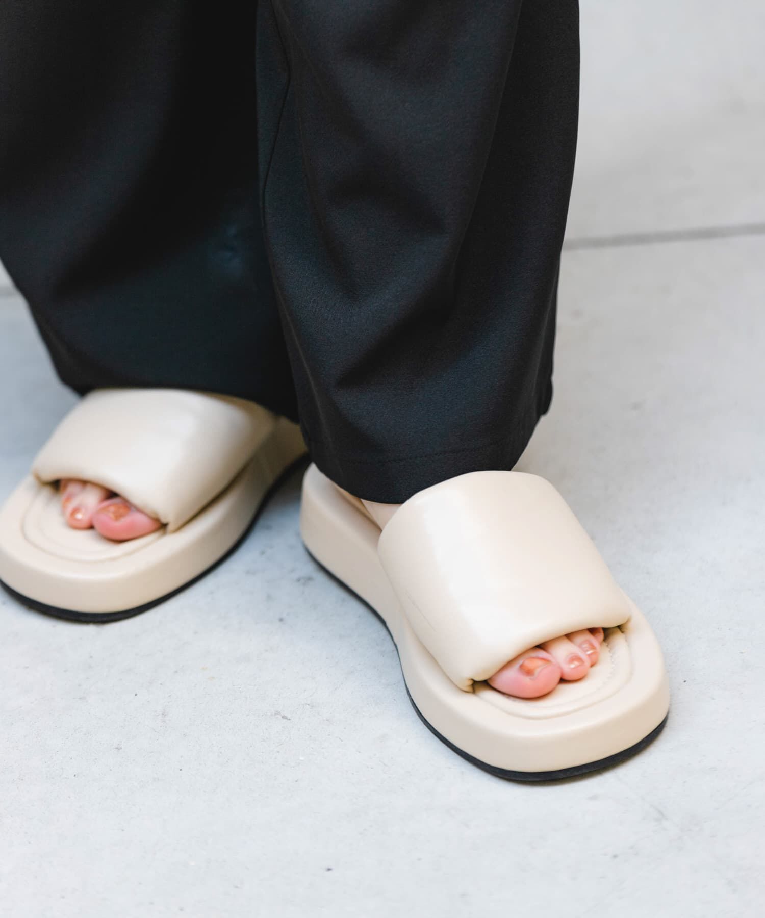 RODE SKO「プラットフォームパフサンダル」|サンダル|