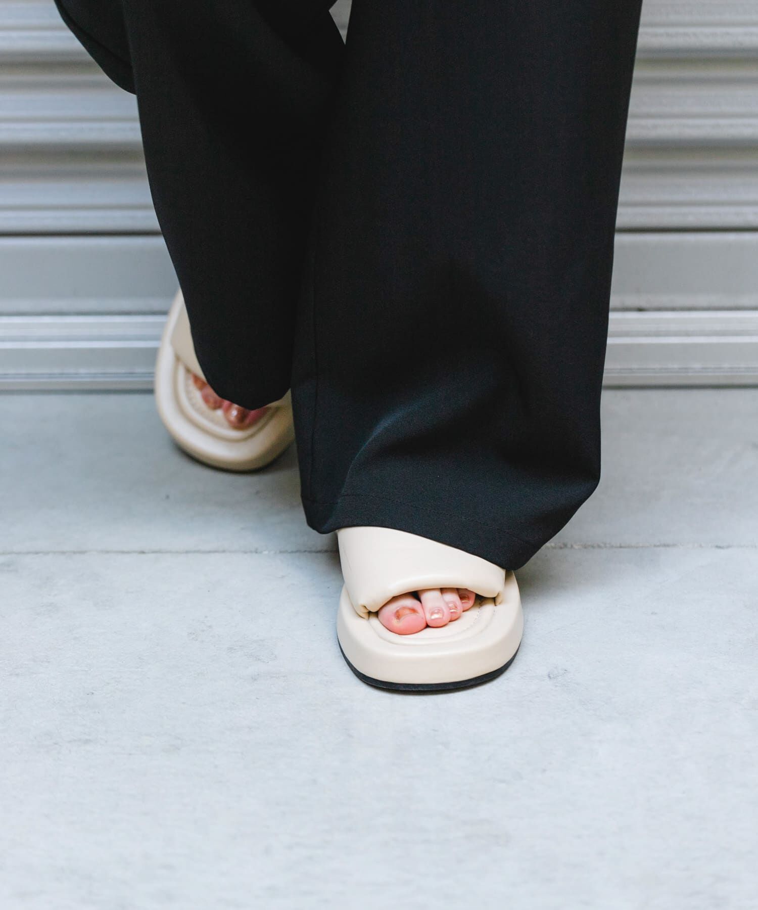 RODE SKO「プラットフォームパフサンダル」|サンダル|