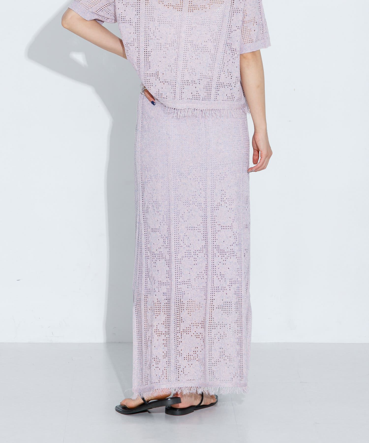 Sonny Label 「フラワーメッシュスカート」|スカート|