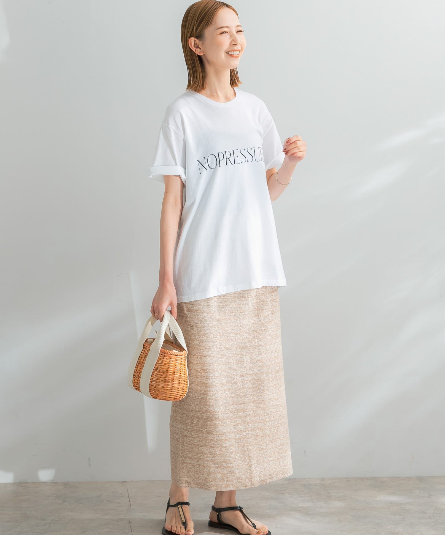 URBAN RESEARCH ROSSO「ランダムパイルスリットスカート」|スカート|