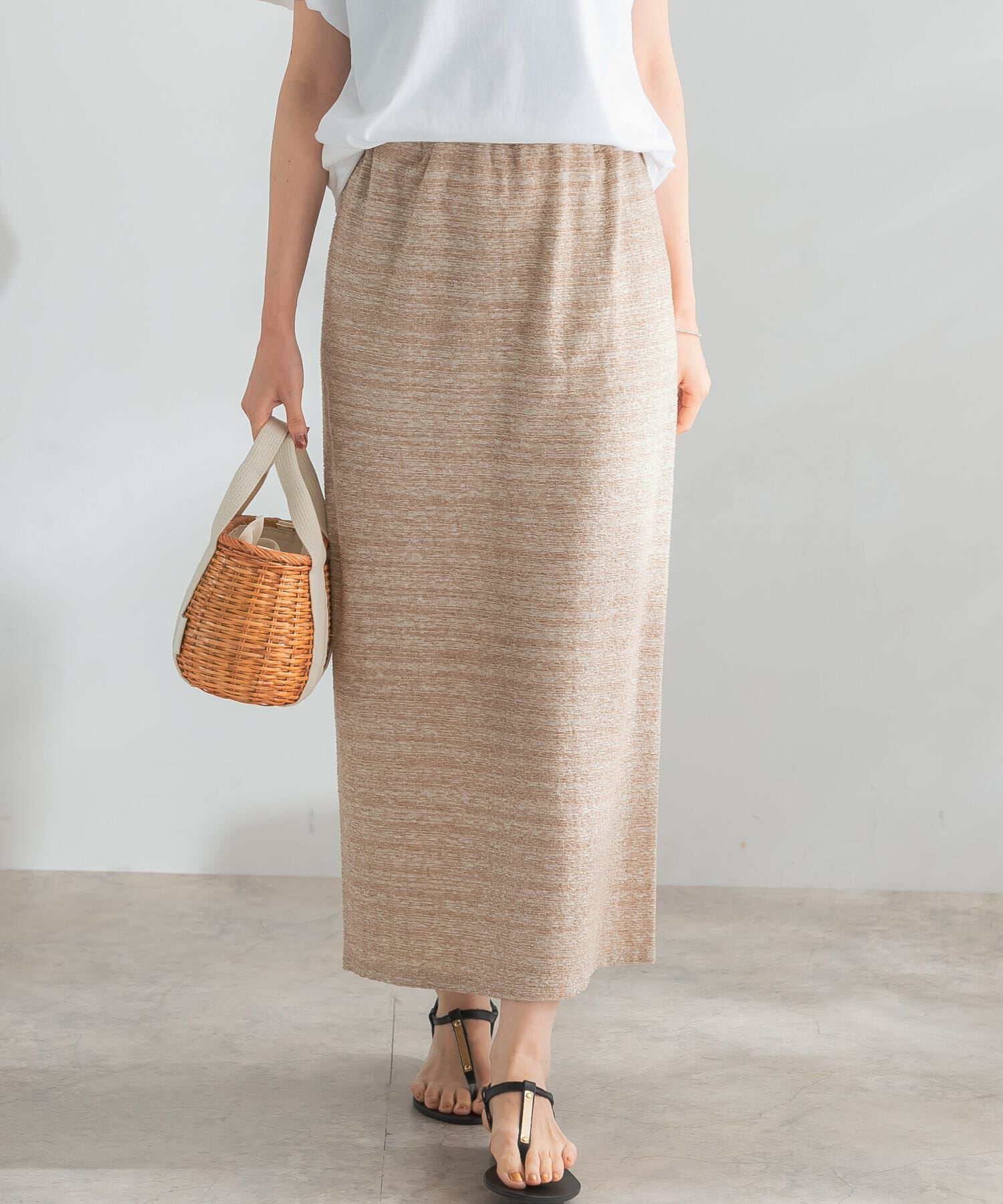 URBAN RESEARCH ROSSO「ランダムパイルスリットスカート」|スカート|